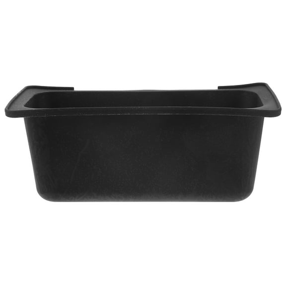 Milisten Large Capacity Heat Resistant 1Pack Black Silicone Grease Cup Liner for Easy Cleaning Rectangular Grill