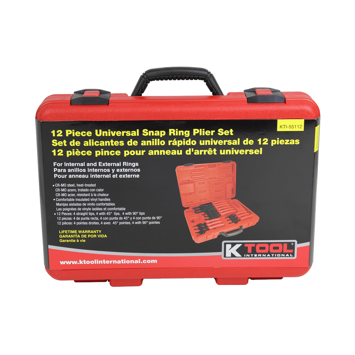 K-Tool International KTI-55112 Snap Ring Plier Set - Walmart.com