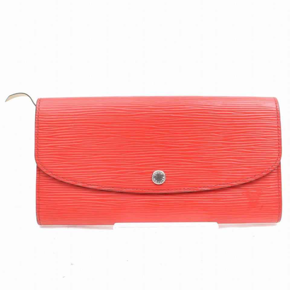Louis Vuitton - Louis Vuitton Red Epi Leather Emilie Flap Long Wallet 871176 - wcy.wat.edu.pl ...