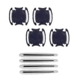 thumbnail image 2 of VONKY 8 Pieces Door Handle Scratch Exterior Paint Sticker Night Safety 3D Warning Reflective Strips Protector Tape Decals No.4 1Set, 2 of 6