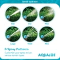 thumbnail image 6 of Aqua Joe Adjustable Metal Tripod Sprinkler Mister, 6 Patterns, Telescoping, AJ-6PSTB-MAX, 6 of 14