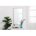 thumbnail image 6 of Metal frame rectangle mirror 20 inch in Sliver, 6 of 7
