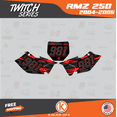thumbnail image 2 of Kalair GFX Graphics Kit for Suzuki RMZ250 (2004-2006) Twitch Series, 2 of 5