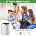 thumbnail image 3 of Filtro de repuesto WILERDA compatible con purificador de aire 50, 3 of 4