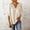 Solid Color, variant on LYMAYTER Women's Spring/Summer T-Shirt Short Sleeves Shirt V-Neck Top Loose Solid Color Top S-2xL