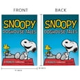 thumbnail image 4 of Snoopy -bandera de jardín temática. Regalo perfecto para fans, amigos y familiares, ideal para actividades al aire libre y decoración de fiestas.28CM*45CM, 4 of 5