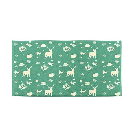 

purcolt 50% Off Clearance!Christmas Decorations Indoor Outdoor Christmas Element: Polyester Absorbent Towel Air Conditioning Blanket Beach Towel Christmas Towel Gift for Family