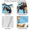thumbnail image 4 of luoweisi Men's Beach Shorts Quick Dry Swim Trunks with Mesh Lining Cartoon Cow M, 4 of 5