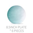 thumbnail image 7 of Joviton Home 18-Piece Teal Turquoise Ombre Melamine Dinnerware Sets for 6,Outdoor Plates and Bowls Sets, 7 of 7