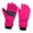 Rose Red, variant on Waterproof Kids Ski Gloves Insulated Warm Winter Gloves Split Finger Design For Cold Weather Outdoor Activity