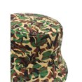thumbnail image 4 of Sombrero de pescador Sombrero de sol de doble cara Camuflaje Estampado de letras Plegable, 4 of 8