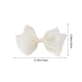 thumbnail image 4 of Boovnll Curtain Tiebacks, Sheer Organza Bow Window Drape Holdbacks, No Drill Cute Curtain Tie Backs for Sheer Curtain Bedroom Living Room,6x4in, 4 of 7