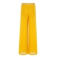 thumbnail image 5 of Haitryli Big Girls Lyrical Dance Clothes Dancing Trousers Wide-leg Pants Modern Jazz Dancewear Gymnastic Bottoms Yellow 12, 5 of 7