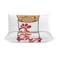 thumbnail image 3 of 3 Pcs Soft Bedding Set, Includes 1 Duvet Cover with Zipper And 2 Pillow Shams,Chick Fa La Twin(86"x70"), 3 of 8