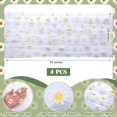 thumbnail image 2 of 4Pcs Floral Table Runner 29" x 70" Embroidery Flower Table Runner Lace Tablecloth Seasonal Tulle Kitchen Dining Table Decoration for Home Party Wedding Birthday Holiday, 2 of 6