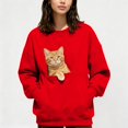 thumbnail image 3 of FUZHIQ Women Hoodie Pet Pouch Sweatshirt Cat Dog Carrier Hooded Sweatshirt Kangaroo Pocket Pullover for Small Pets, 3 of 9