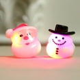 thumbnail image 3 of CNKOO Christmas Tree Finger Light Santa Claus Snowflake Snowman Glowing Ring Kids Toy, 3 of 11