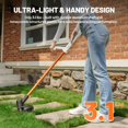 thumbnail image 5 of Cordless  Wacker 12 Inch, U20 Handy+ 20V String Trimmer &  Eater with 2.0Ah Battery, Grass Trimmer Tools for Garden, Yard and Farm, 5 of 6