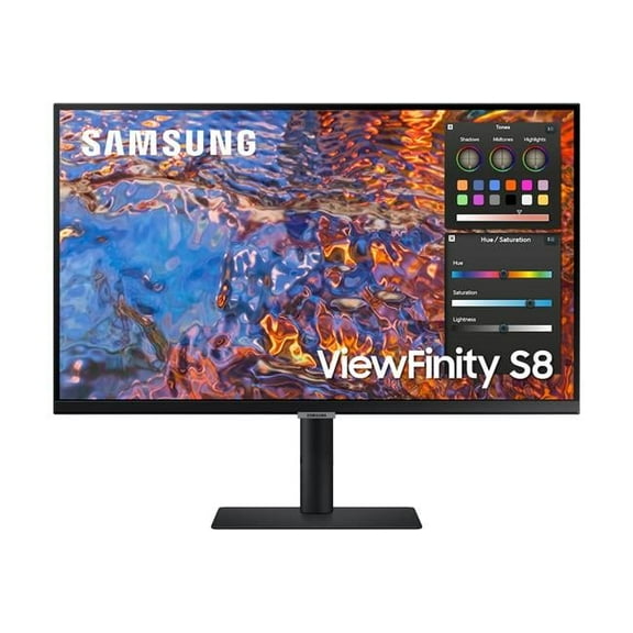 27 in. 4K UHD 3840 x 2160 Tilt Stand IPS Panel USB-C, HDMI & DP Cable - Black