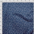 thumbnail image 4 of oneOone Cotton Flex Navy Blue Fabric Damask Sewing Craft Projects Fabric Prints By Yard 40 Inch Wide, 4 of 4