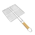 thumbnail image 1 of Cesta para parrilla de barbacoa, cesta para asar pescado, portátil para parrilla al aire libre, rejilla para barbacoa, accesorios para parrilla para 48cmx25cmx25cm mayimx Cesta para parrilla de barbacoa, 1 of 9