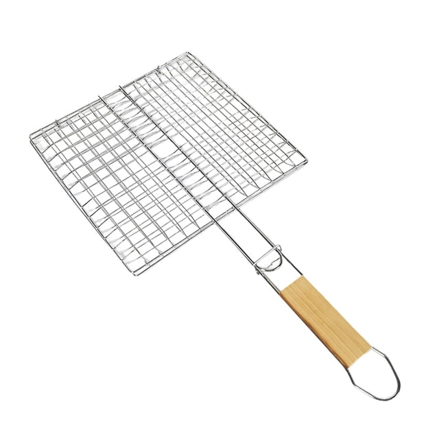 Cesta para parrilla de barbacoa, cesta para asar pescado, portátil para parrilla al aire libre, rejilla para barbacoa, accesorios para parrilla para 48cmx25cmx25cm mayimx Cesta para parrilla de barbacoa