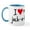 White/Blue Inside, variant on CafePress - I LOVE MY Jack A Bee Mug - 11 oz Ceramic Mug - Novelty Coffee Tea Cup
