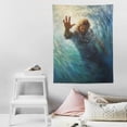 thumbnail image 4 of ONETECH Jesus Christ Tapestry The Hand of God Wall Handing Backdrop Home Decor for Bedroom Living Room Birthday Party, 4 of 7