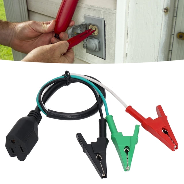 HVAC HVAC Adaptador Cord PVC Crocodile Clip ESTABLE ESTAY Safe HVAC Adaptador Cable para Chaqueta Amarilla 69522 69411 120V