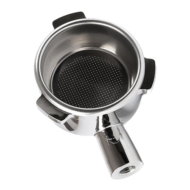 Cabezal de portafiltro sin fondo de repuesto de 54mm, accesorio de barista, cabezal de portafiltro de acero inoxidable 304 para cocina de cafetería Con cesta de filtro