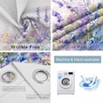thumbnail image 4 of Lavender Blackout Curtains for Bedroom/Living Room, Thermal Insulated Kitchen Curtains, Purple Blue Flower Floral Country Spring Grommet Darkening Window Treatment Drapes 42"x63"x2, 4 of 8