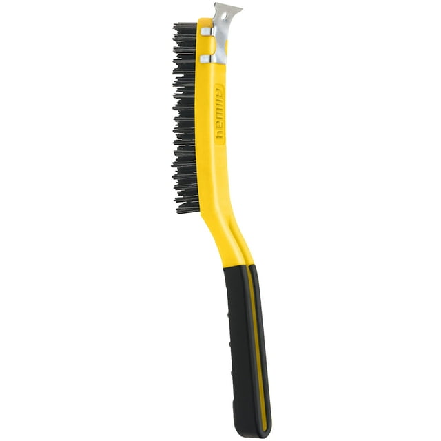 Raspador Wire Brush ALLWAY SB319 de acero al carbono de agarre suave