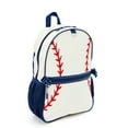 thumbnail image 6 of Schoolyard Vibes 17" Boys' 3-Piece Baseball Backpack Set with Headphones & Lunch Box, White, 6 of 14