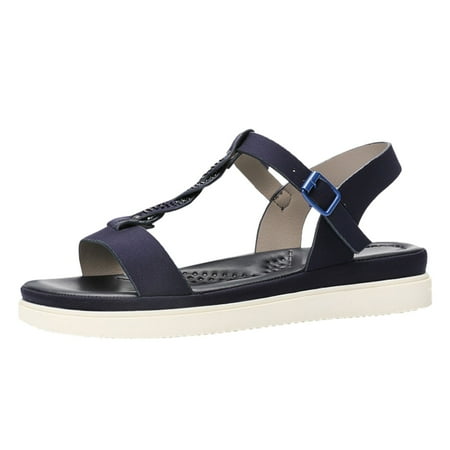 

zuwimk Womens Sandals Women s Lakeside Arch Support Sport Flip Flop Orthotic Sandal A