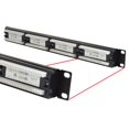 thumbnail image 2 of Cat6 UTP 24 Port Network LAN Patch Panel 1U 110 with cable management, 2 of 3