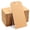 Kraft, variant on 100 Pack White Shipping Tags with Elastic String Blank Labeling Tags with Strings Attached, 4 3/4" x 2 3/8"