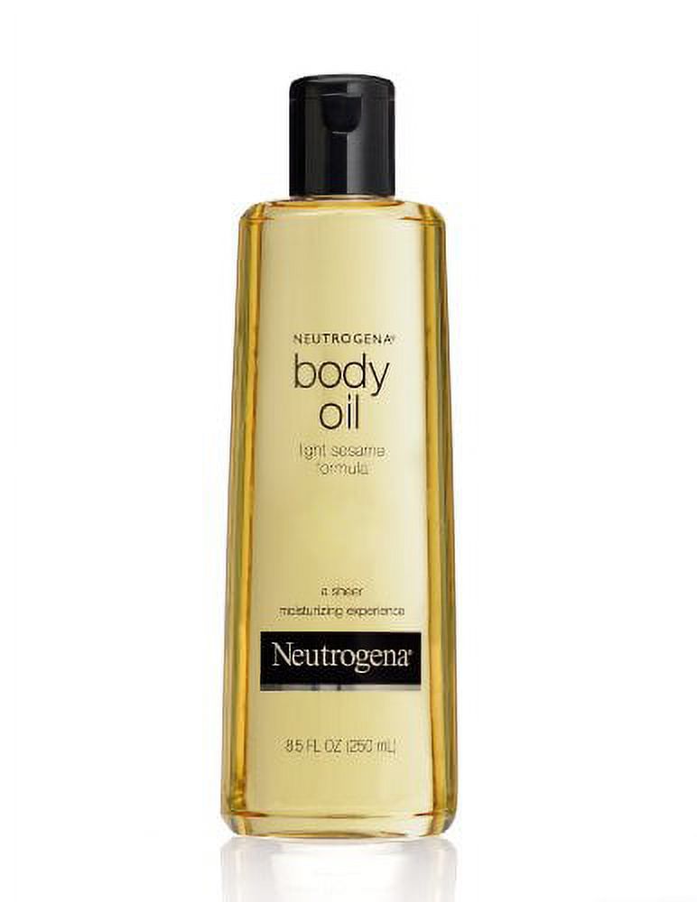 5 Pack - Neutrogena Body Oil Light Sesame Formula 8.50oz Each