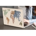 thumbnail image 5 of KSK KAISHEK Compatible with MacBook Pro 14" Case 2023 - 2021 Release Model A2779 M2/A2442 M1, Plastic Hard Case + Black Keyboard Cover, Geography 117, 5 of 5