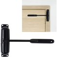 thumbnail image 1 of Cierrapuertas automático, resorte de seguridad - Fácil instalación para convertir puertas batientes en puertas de cierre automático - Negro, 1 of 5
