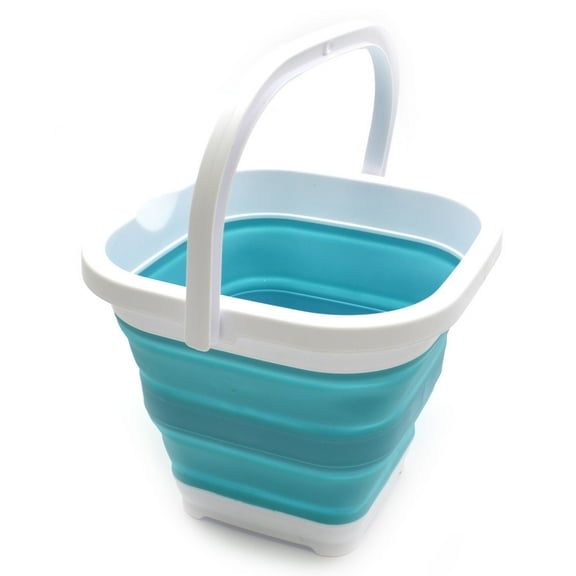 SAMMART 5L / 1.3 gallons Collapsible Rectangular Handy Basket / Bucket