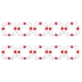 thumbnail image 3 of Decorative Swim Ring Models 10Pcs Red Plastic for Decoration Photo Props Bathtub Playtime, 3 of 5