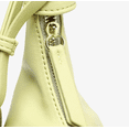 thumbnail image 4 of PORT&LOTUS Women's Women's White Faux Leather Hobo Shoulder Bag Soft Crescent Underarm Purse with Detachable Round Charm Minimalist Casual Handbag for Daily Use, 4 of 8