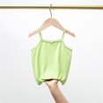 thumbnail image 2 of THDHVS Toddler Tank Tops Girls,Girls and Toddlers' Shelf Layering Camisole Green, 2 of 5