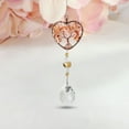 thumbnail image 3 of Heart-shape Crystal Pendant Sun Catcher Wind Chime Decor, 3 of 7