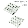 thumbnail image 3 of LOVIVER 2x100Pcs SMD0805 104 Résistances de Puce de SMD 100K Ohm 1/8W 1%, 3 of 8
