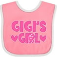 thumbnail image 3 of Inktastic Gigi's Girl Granddaughter Girls Baby Bib, 3 of 4