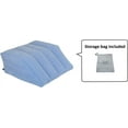 thumbnail image 6 of ObboMed HR-7740, New & Handy Valve, Inflatable Leg Rest Lifter Bed Wedge Cushion/Pillow, Velour Surface Finish for Post-Surgery, Pain Relief, Foot, Ankle Injury, for Sleeping, Travel Trip -23.5‚Äù-21", 6 of 6