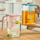 thumbnail image 4 of melotizhi Water Pitcher With Lid Perfect For Tea Juice And Cold Drink Water Jug For Hot/Cold Lemonade Juice, Blue, 4 of 6
