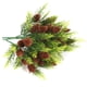 thumbnail image 4 of Matsuzay 4 piezas ramas agujas decoración Artificial nieve falsos pino con Greenerys racimos de pino hojas de pino ramitas de Kits de decoración para fiestas D, 4 of 6