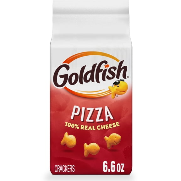 Goldfish Pizza Cheese Crackers, 6.6 oz Bag